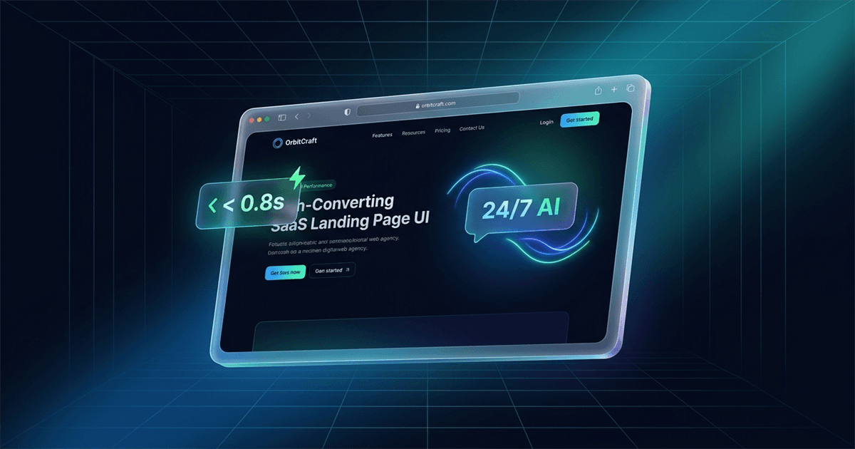 OrbitCraft Web Custom High-Speed Website & 24/7 AI Lead Assistant Showcase